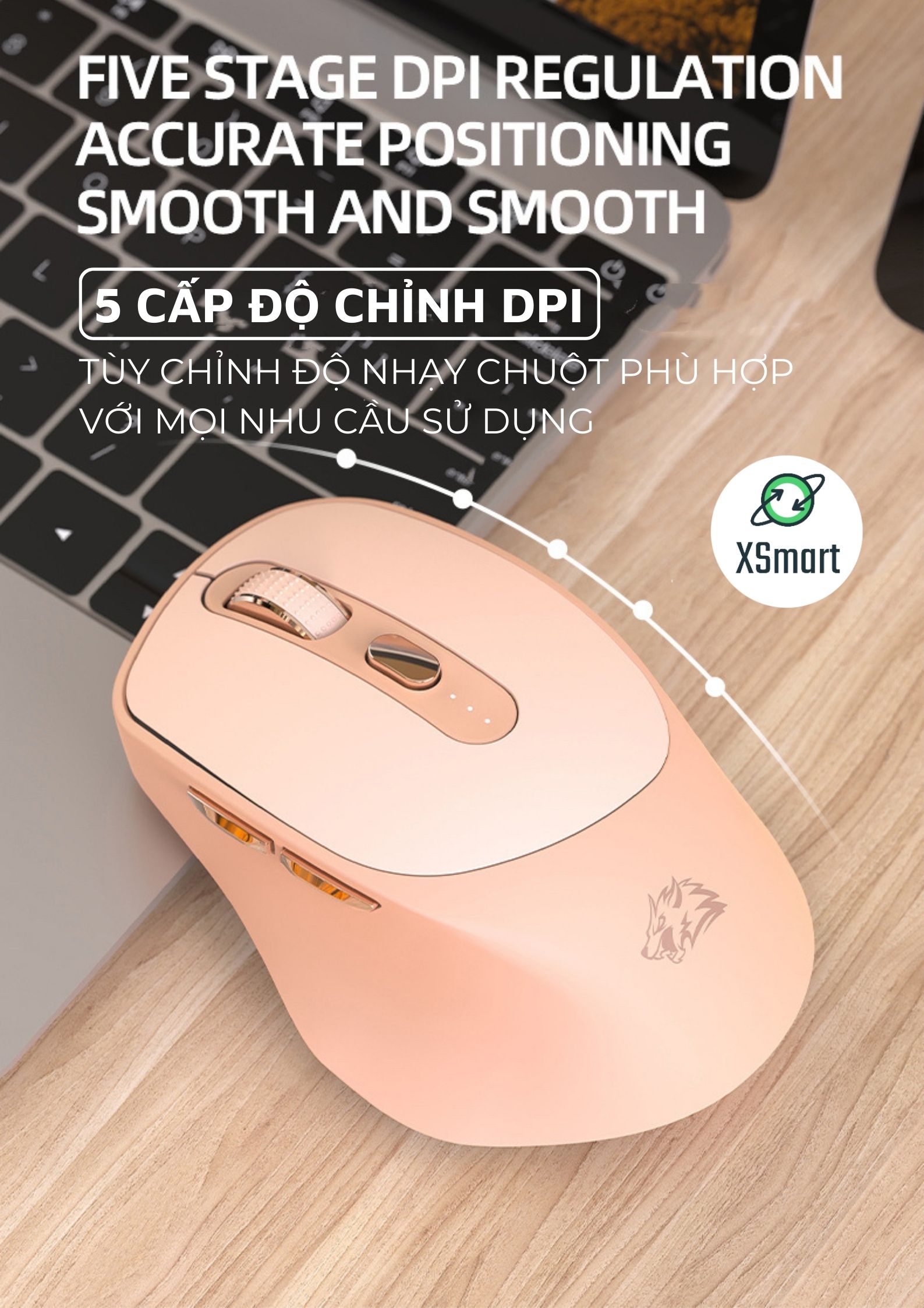 Chuột Máy Tính Bluetooth X7 Wireless Pin Sạc Kết Nối 2 Chế Độ Cho Mọi Thiết Bị Máy Tính, Laptop, ipad