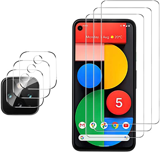 Kính cường lực trong suốt cho Google Pixel 5 (Kèm miếng lau)