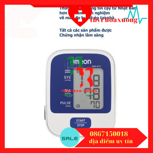 Máy đo huyết áp bắp tay Omron HEM 8712 t