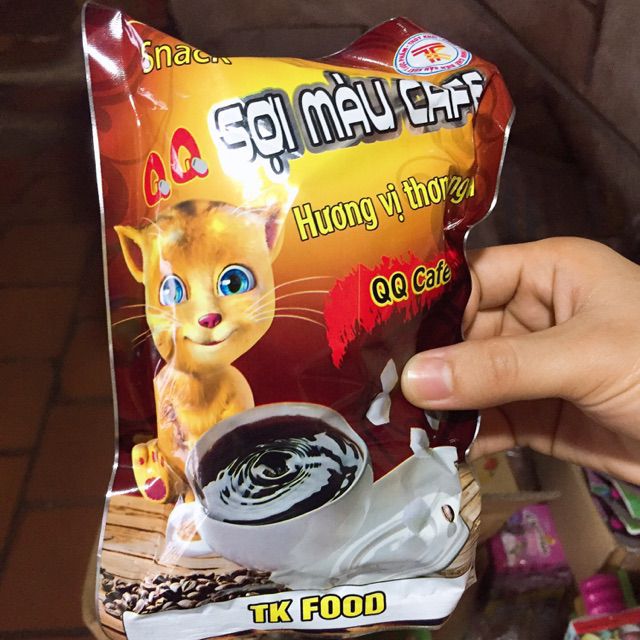 1 bịch 30 gói snack sợi ma cafe