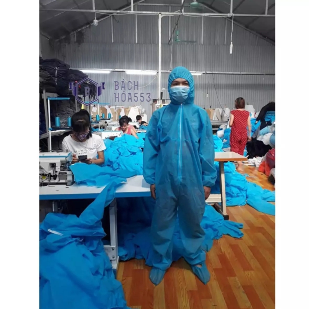 (Sét 7 Món) Bộ Đồ Phòng Chống Dịch Covid Bảo Hộ Y Tế