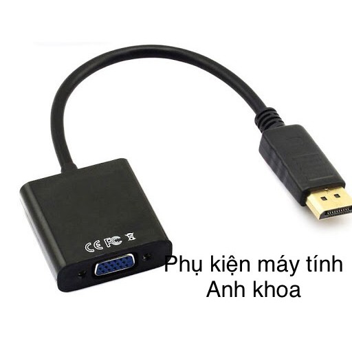 Đầu Cáp chuyển tín hiệu displayport sang Vga