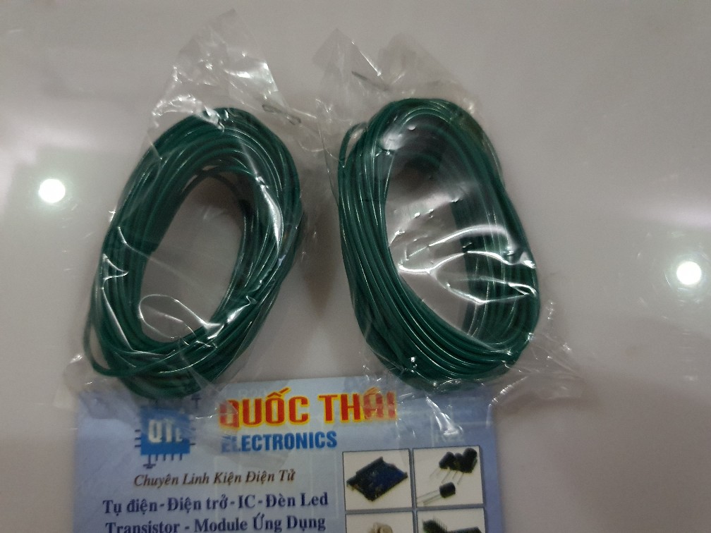 Combo 2 cuộn dây điện 263 màu xanh lá