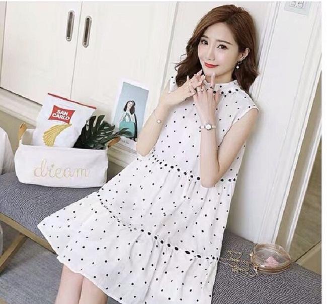 ĐẦM BẦU  SUÔNG BI PHỐI REN HOA