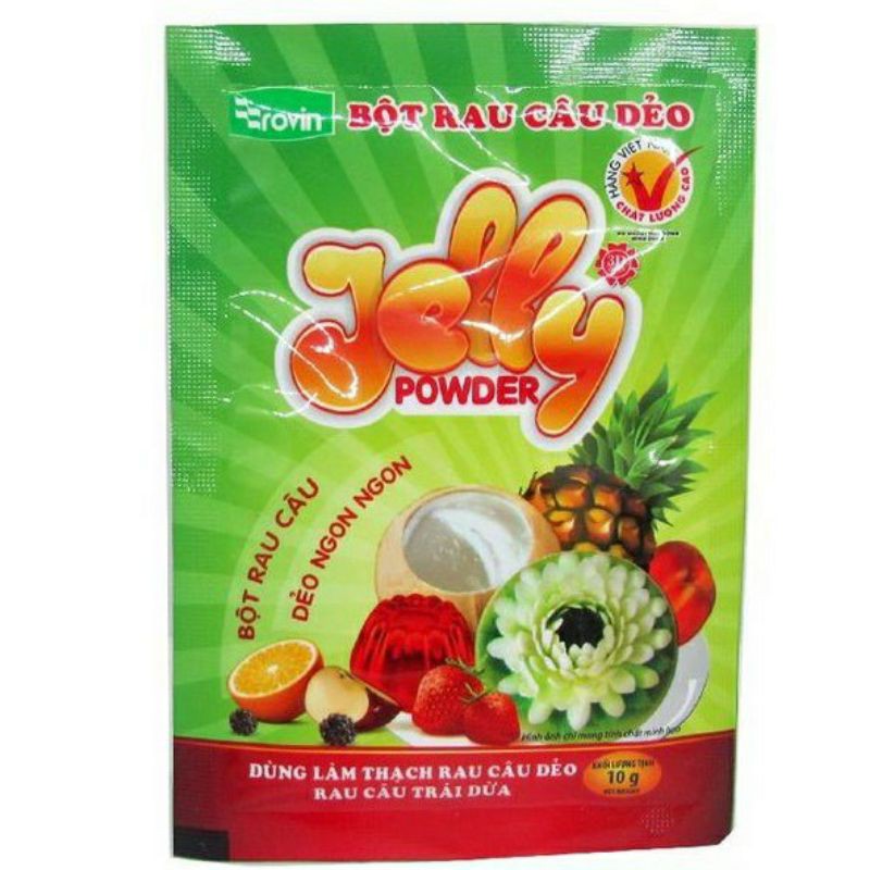Bột rau câu dẻo jelly Hoàng Yến