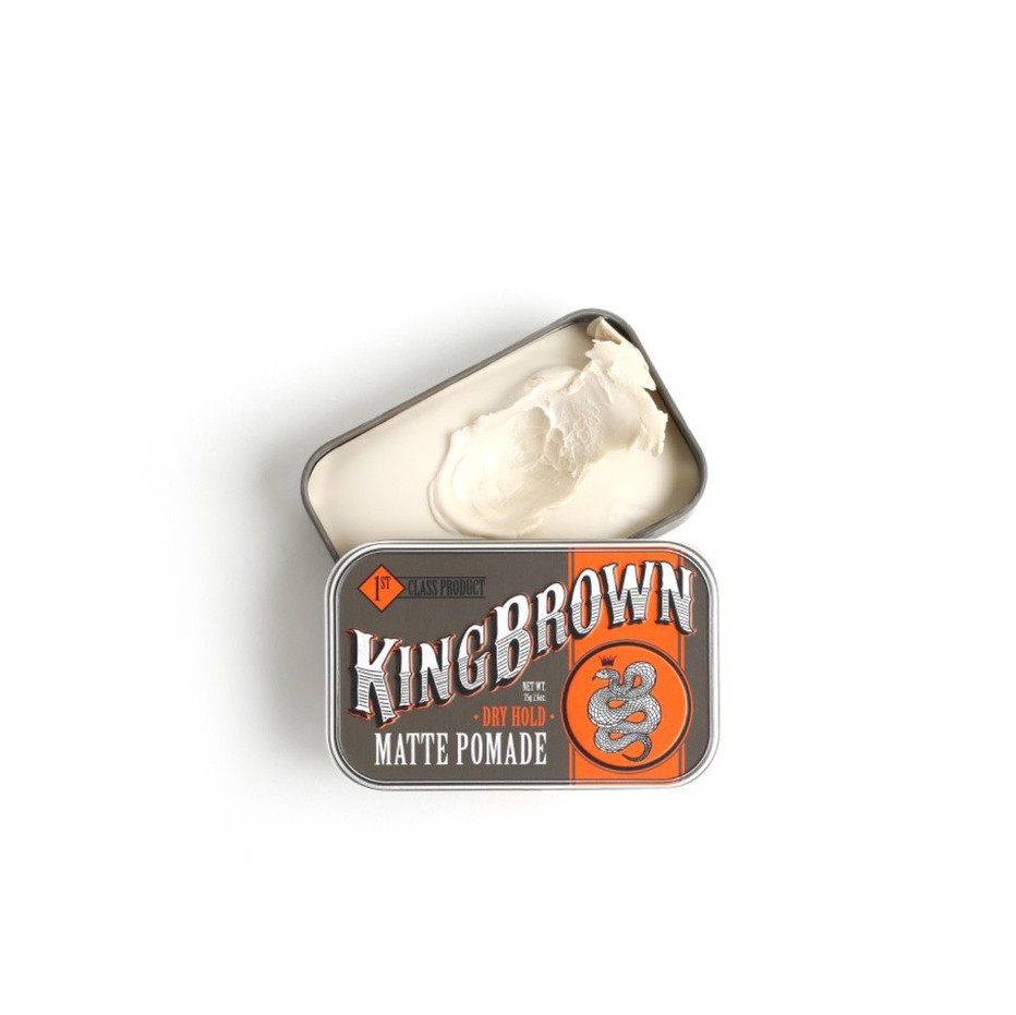 [HCM] Sáp Vuốt Tóc King Brown Matte Pomade - Original Pomade 75g