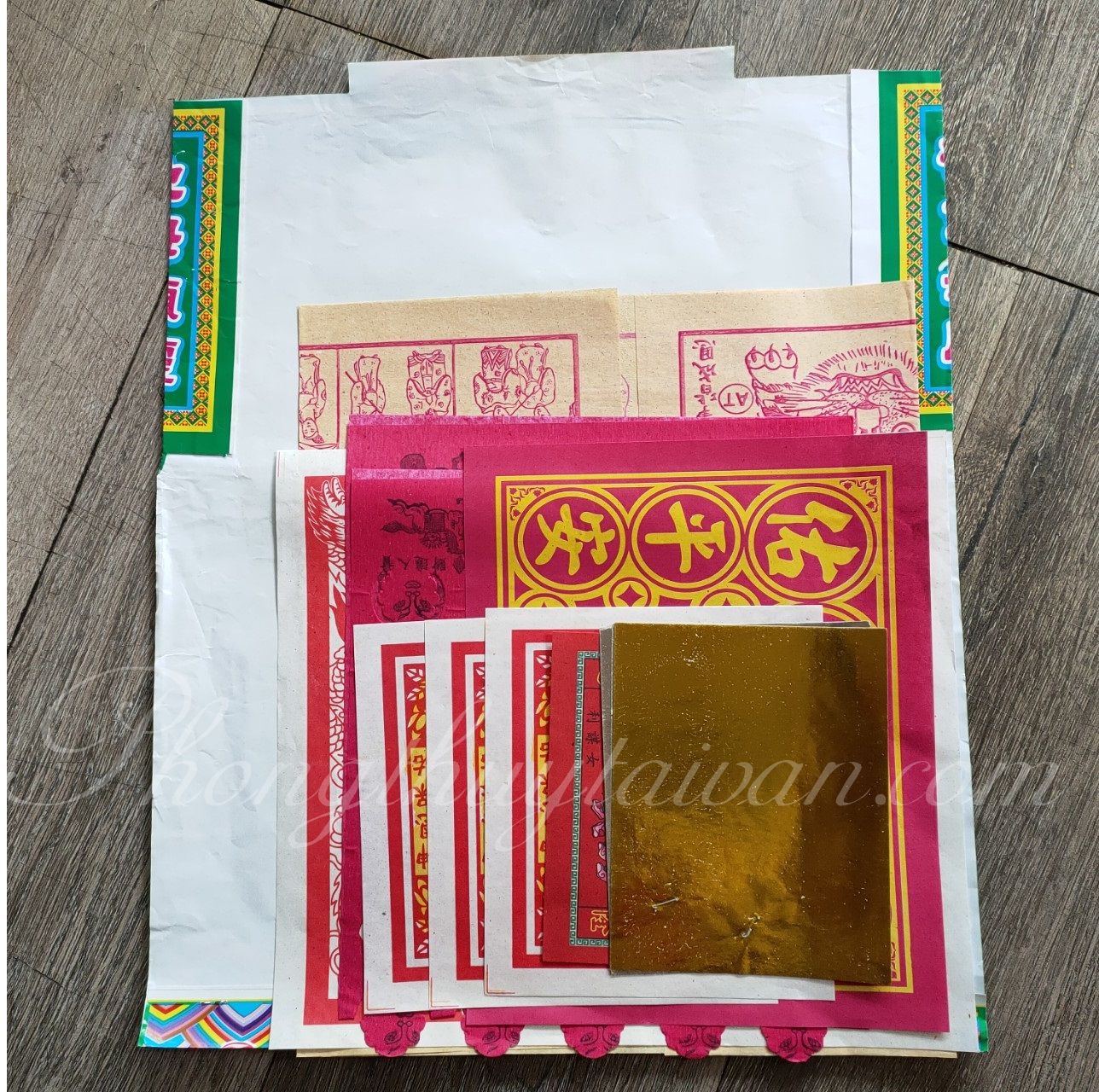 Bộ giấy cúng Quan Bình đầy đủ - kèm văn khấn