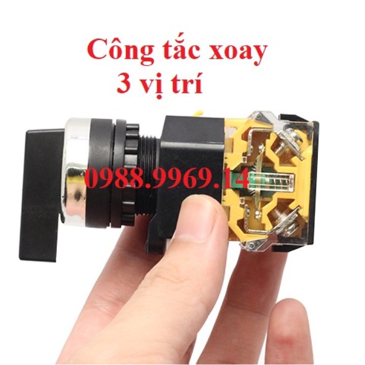 Công tắc xoay 3 vị trí phi 22