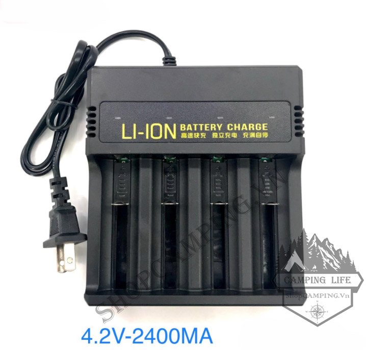 Bộ sạc pin 18650
