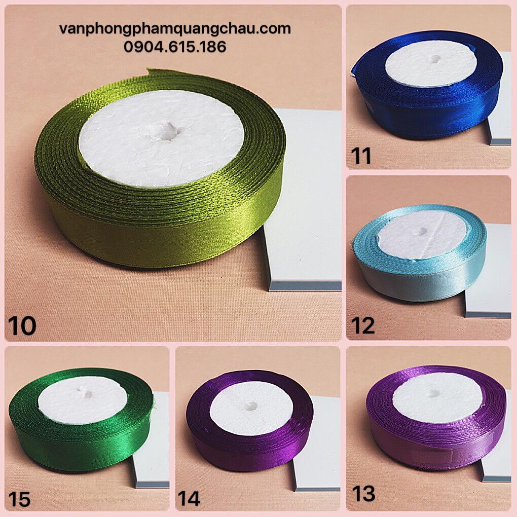 Ruy băng vải bóng - bản rộng 2cm, dài 20 mét - 01 cuộn
