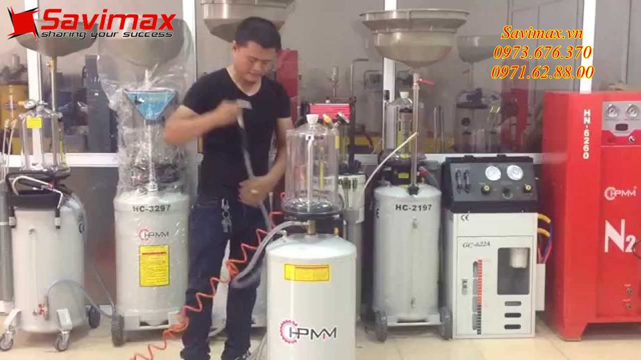 Máy hút dầu thải khí nén hc-2090