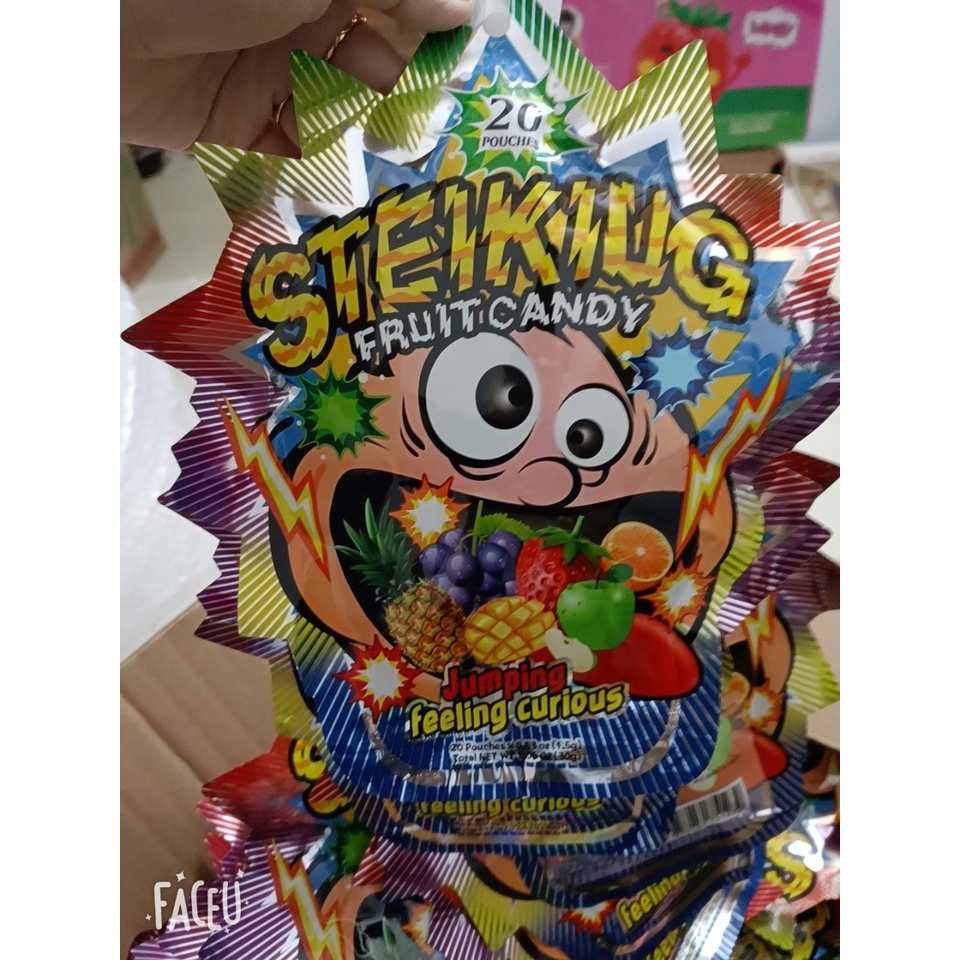 kẹo nổ popping candy thái lan 30g mix vị (bịt gồm 20 gói)