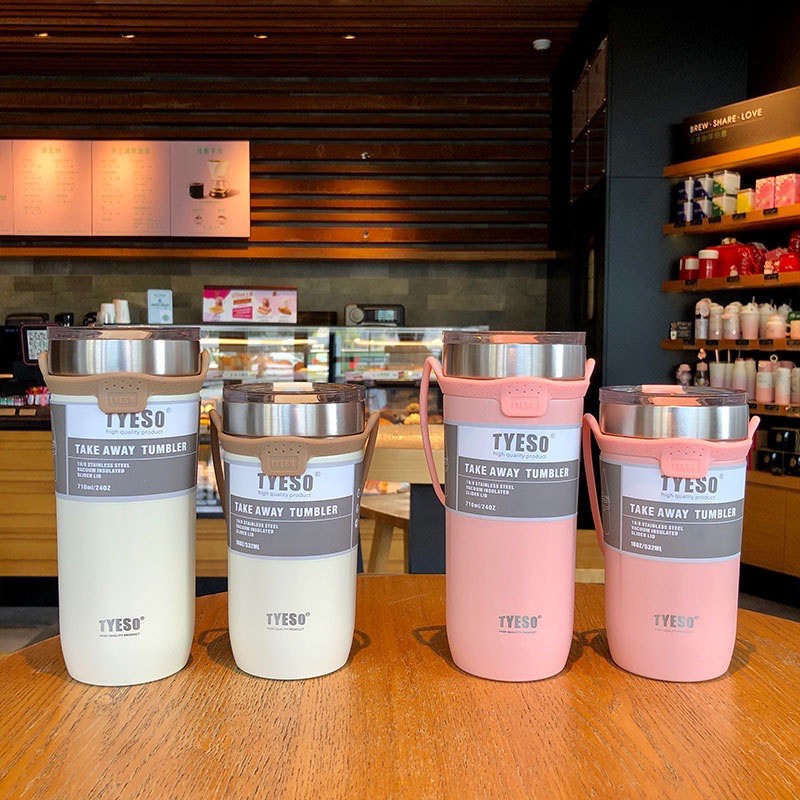 [Mã LIFEHLSALE1 giảm 10% đơn 150K] LY GIƯ NHIỆT TYESO 550ML - 710ML + TICKER