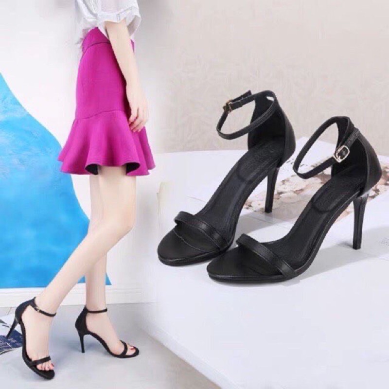 [HCM]Giày sandal gót nhọn 9p Ngọc Trinh (GI)