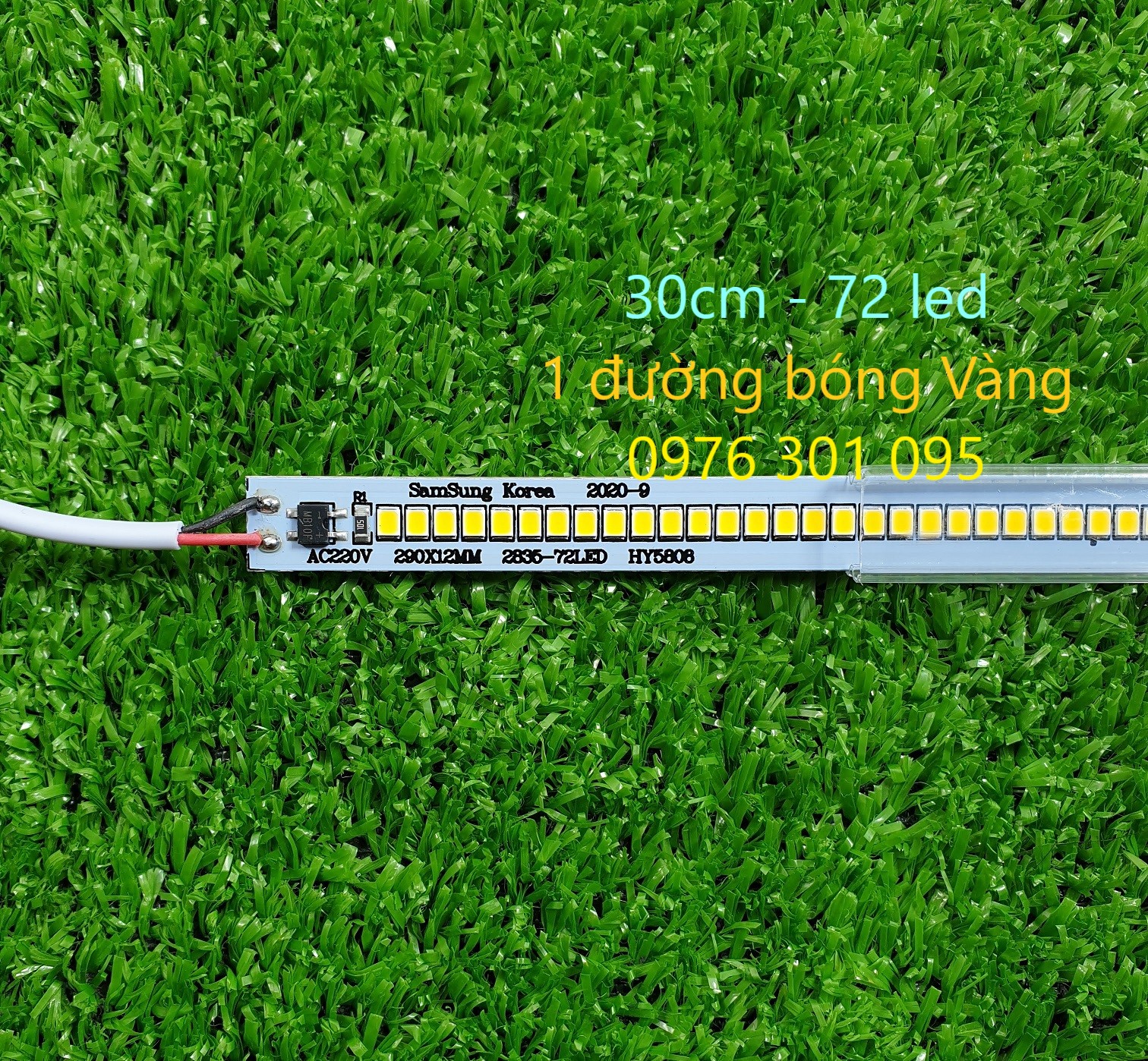 Đèn Led Thanh 220v - Dài 30cm (Trắng - Vàng)