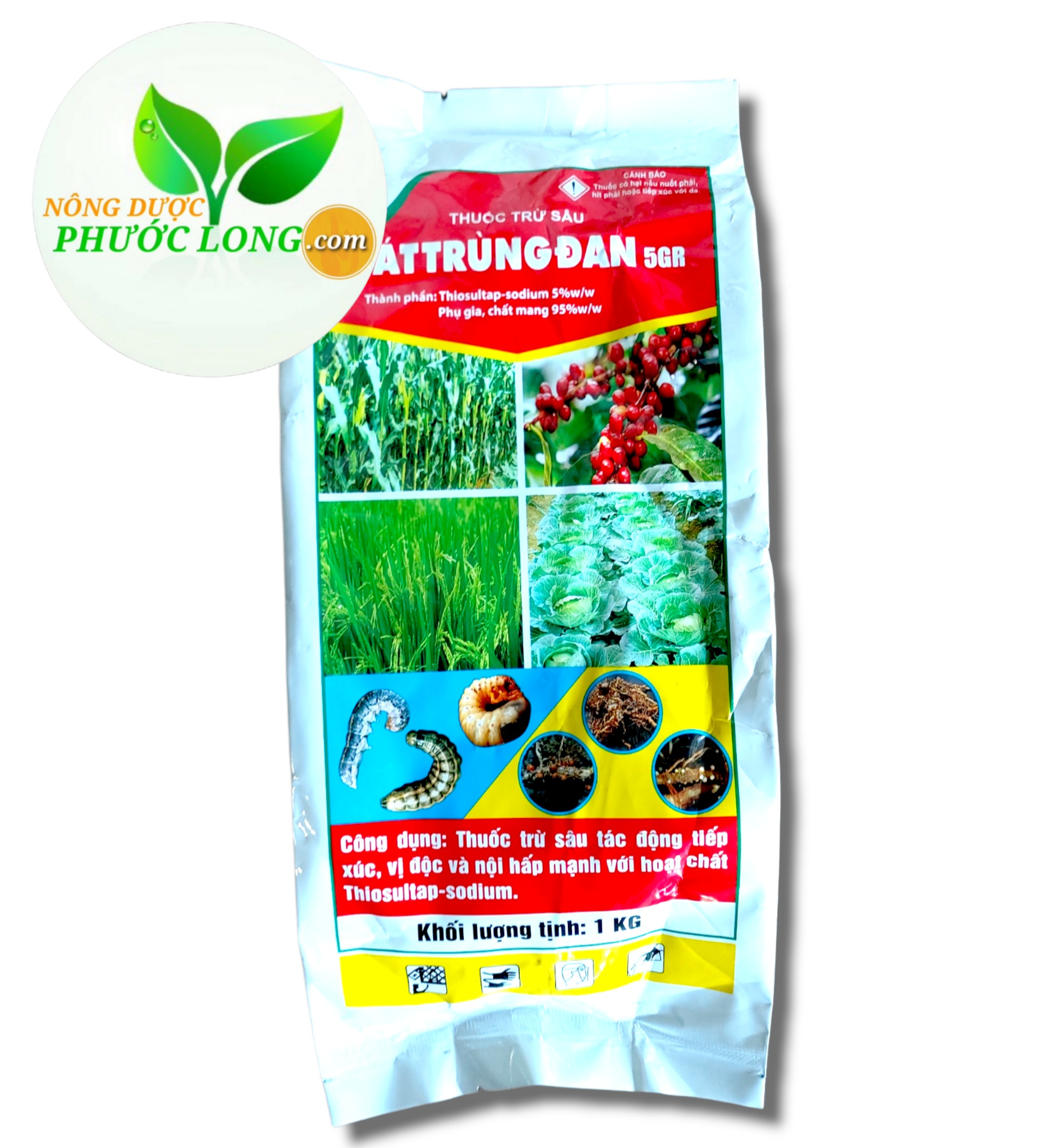 Sát Trùng Đan 5gr trừ sùng, sâu, rệp dưới đất