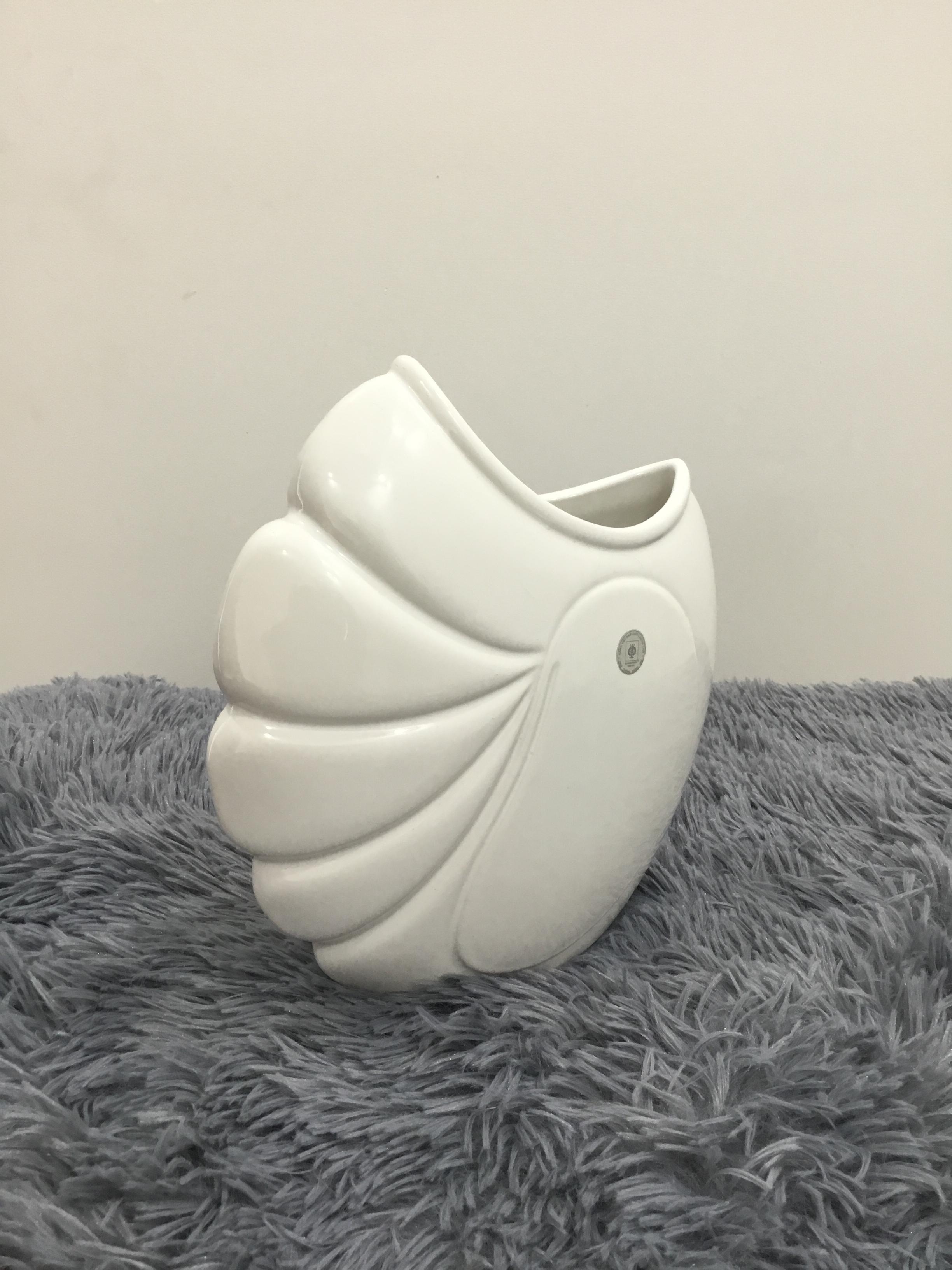 BÌNH HOA KHUYẾT 23 CM - GỐM SỨ CƯỜNG PHÁT