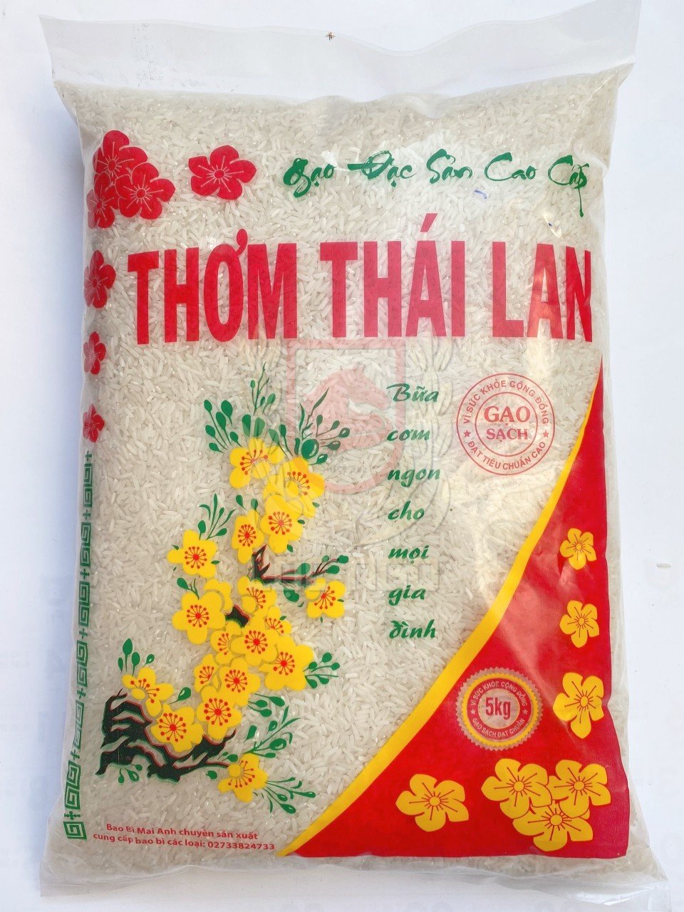 Gạo Thơm Thái 🌾𝐁𝐀𝐎 5 𝐊𝐆 🌾 Gạo Thơm Ngon Thượng Hạng