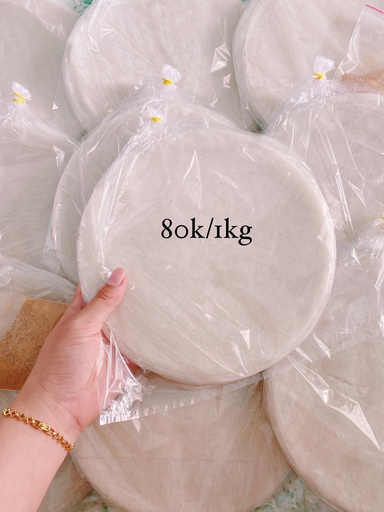 Bánh tráng tròn phơi sương 1kg