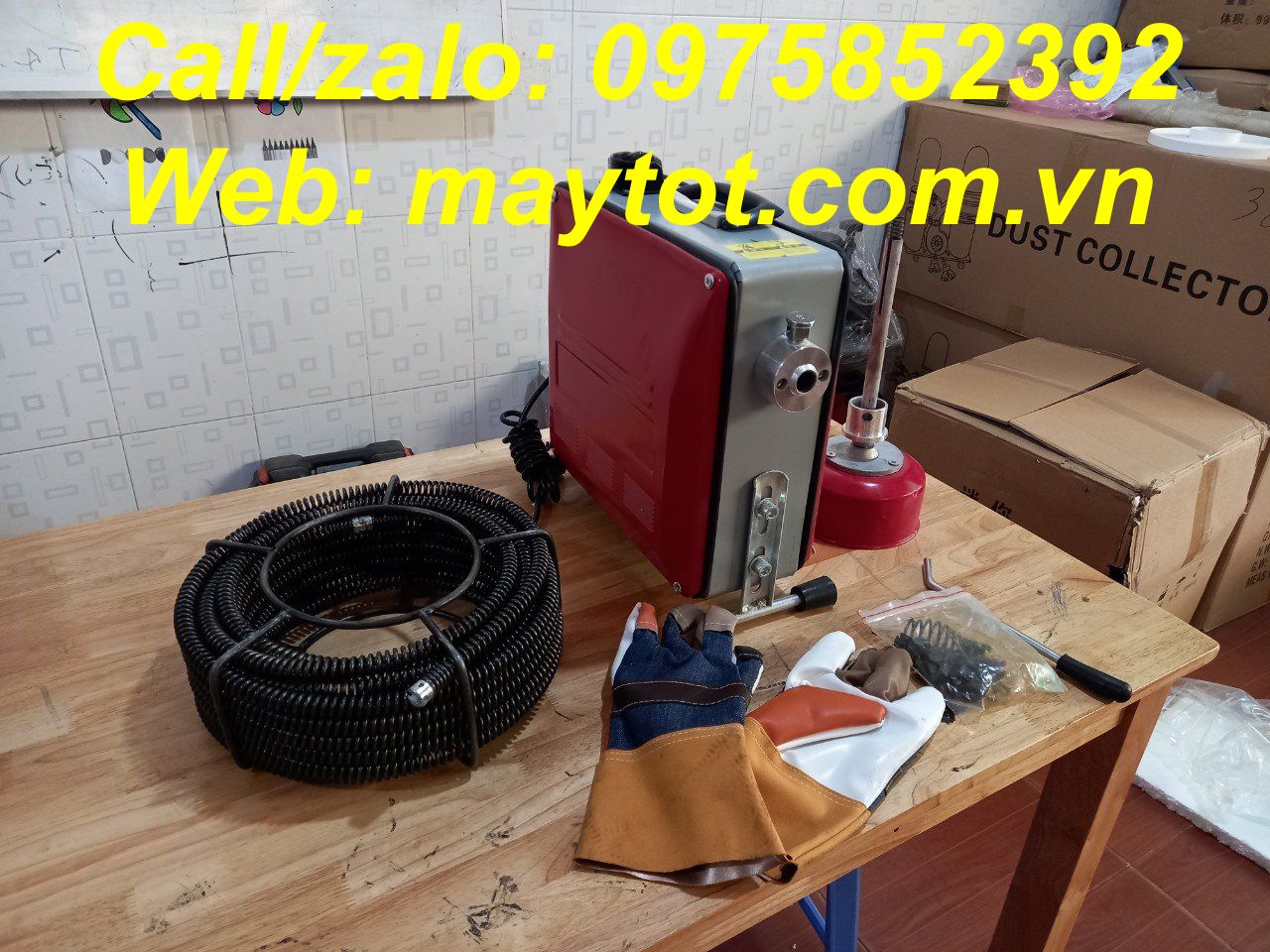 [HCM]Máy thông cống GQ 150 công suất 900W
