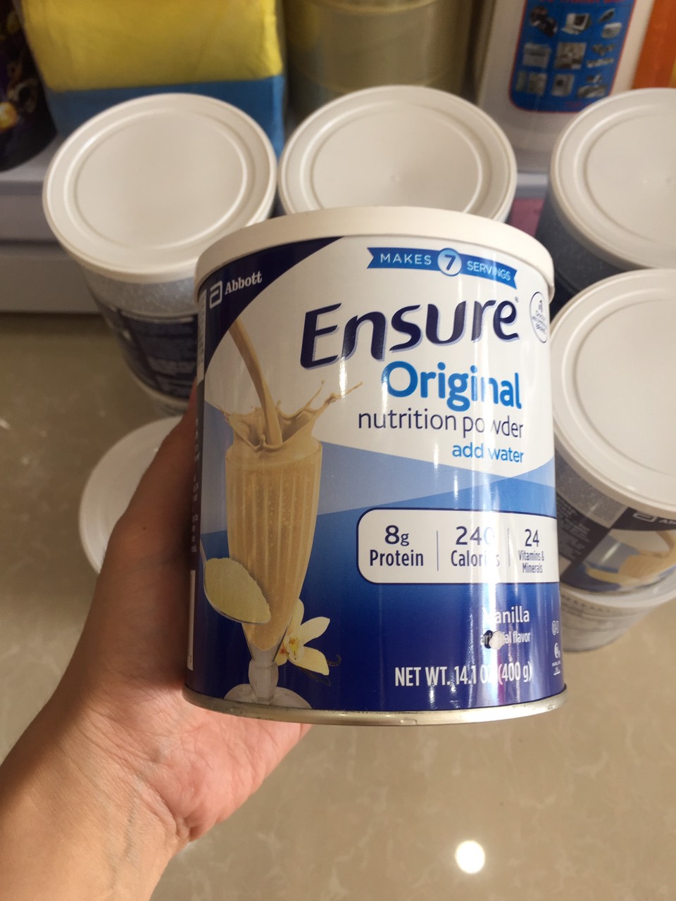 [HCM]Sữa Ensure Mỹ ORIGINAL 397g Mẫu mới Date 2023