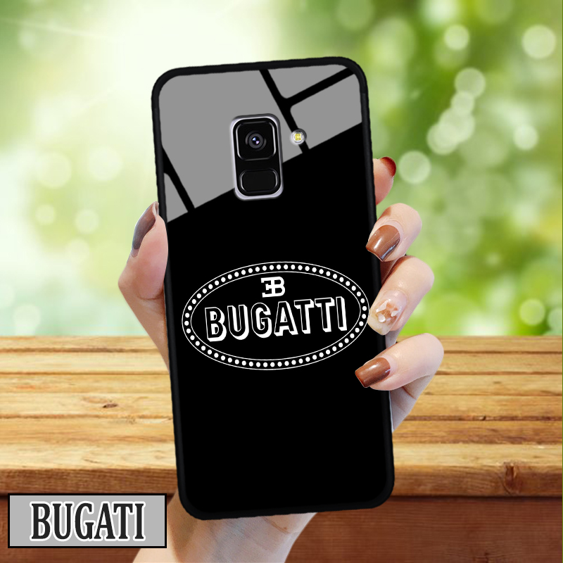 Ốp lưng Samsung A8 Plus (2018) in 3D hình logo hãng xe oto