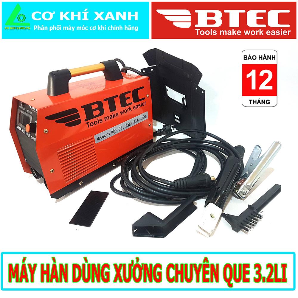 Máy hàn điện tử Btec MMA-200 xác lớn