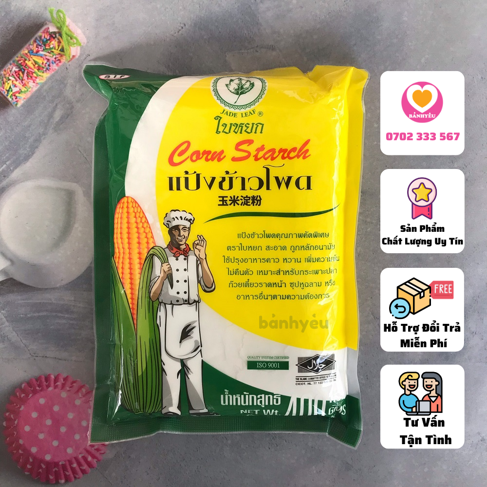 Bột bắp Thái Lan 400g - hiệu Jade Leaf dùng làm bánh,..