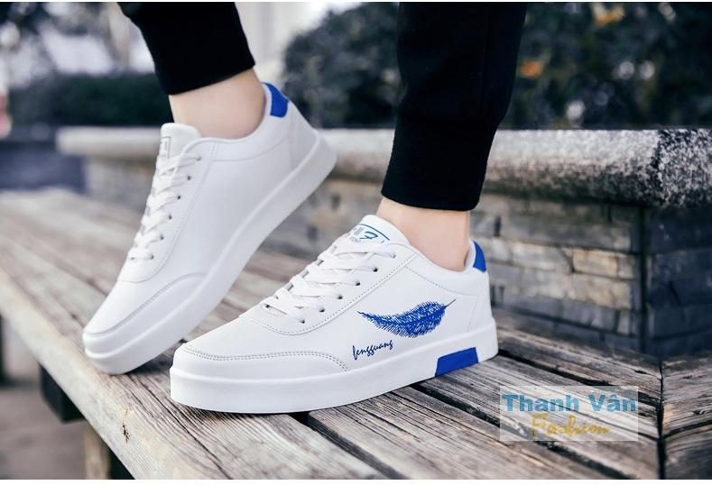 Giày thể thao nam tv040 chất liệu da pu, size từ 39 - 44