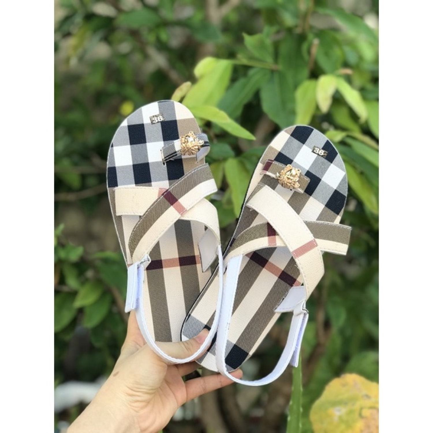 Dép sandal BBR đế bệt size gia đình đủ số