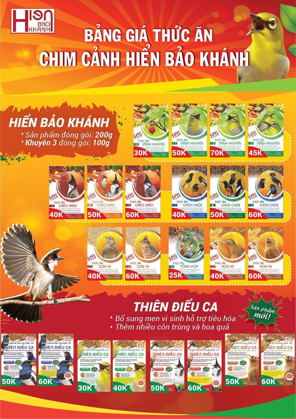 CÁM CHIM HỌA MI SỐ 2 HIỂN BẢO KHÁNH