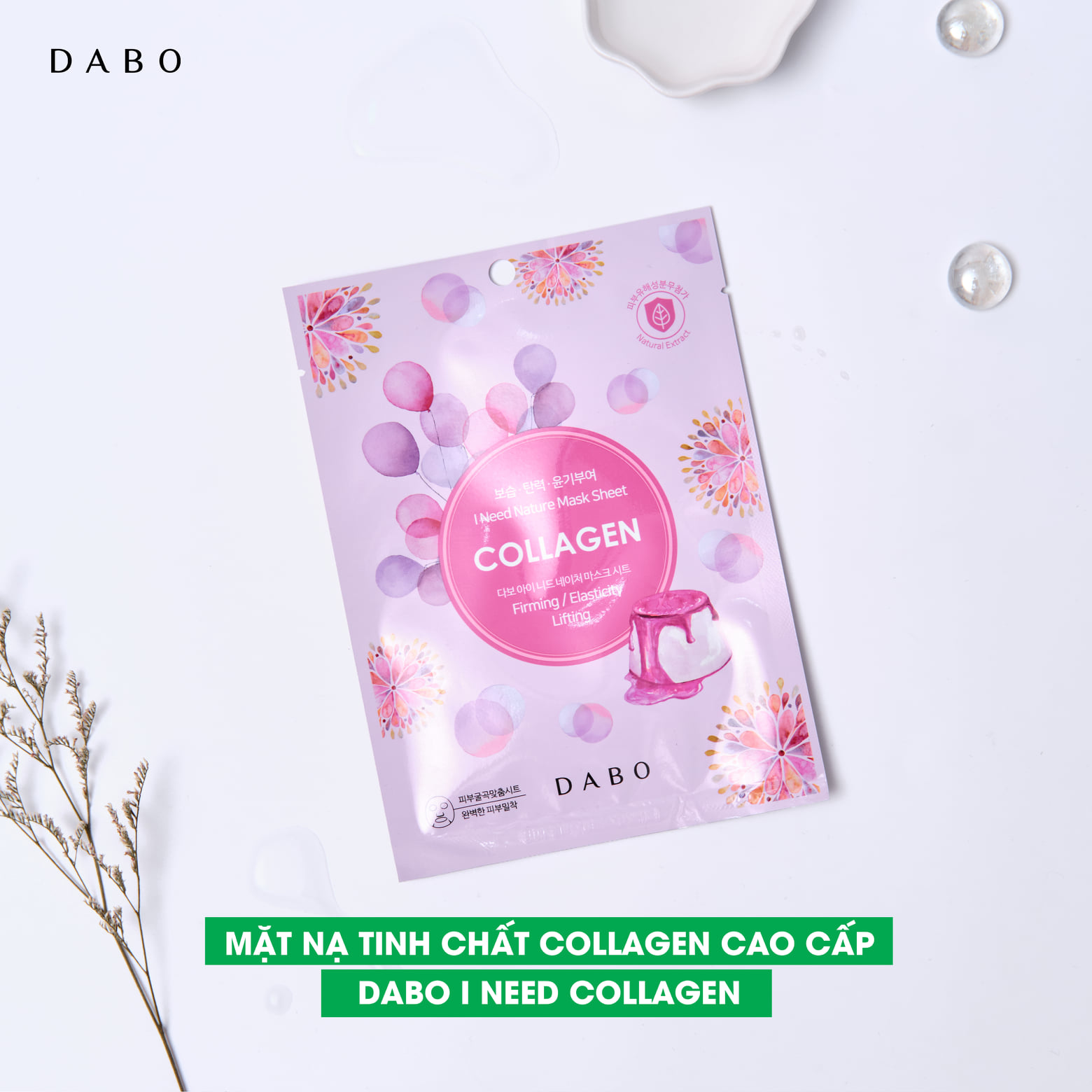 Mặt Nạ Tinh Chất Collagen DABO 23Ml