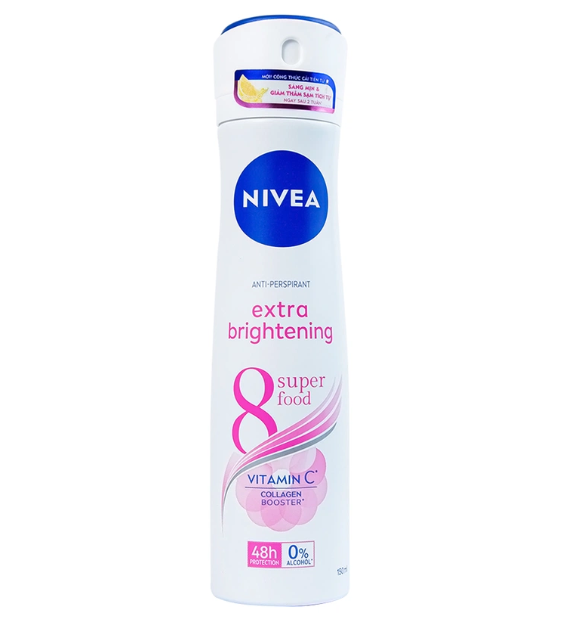 Xịt khử mùi nivea men 150ml - khô thoáng và ngăn mùi 48h