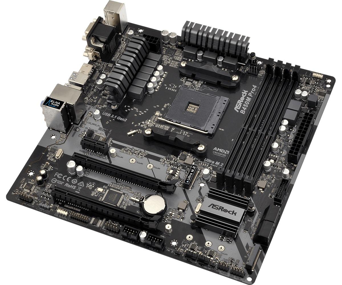 Mainboard Asrock B450M PRO 4-F