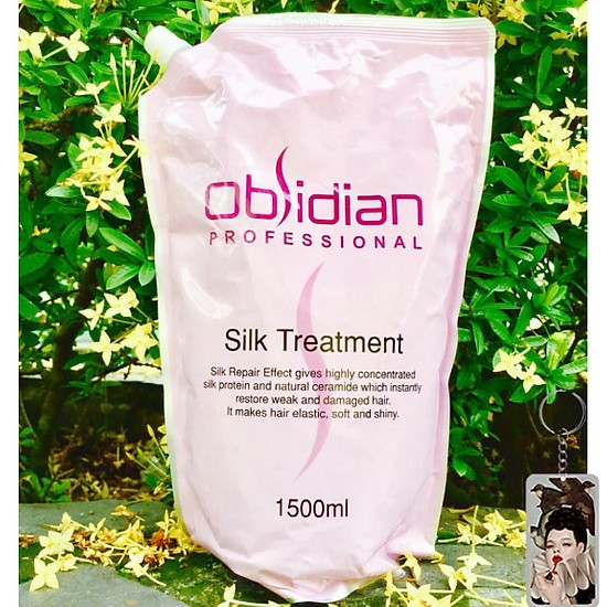 [HCM]Hấp dầu lạnh siêu mượt Obsidian Silk Treatment 1500ml (dạng túi)