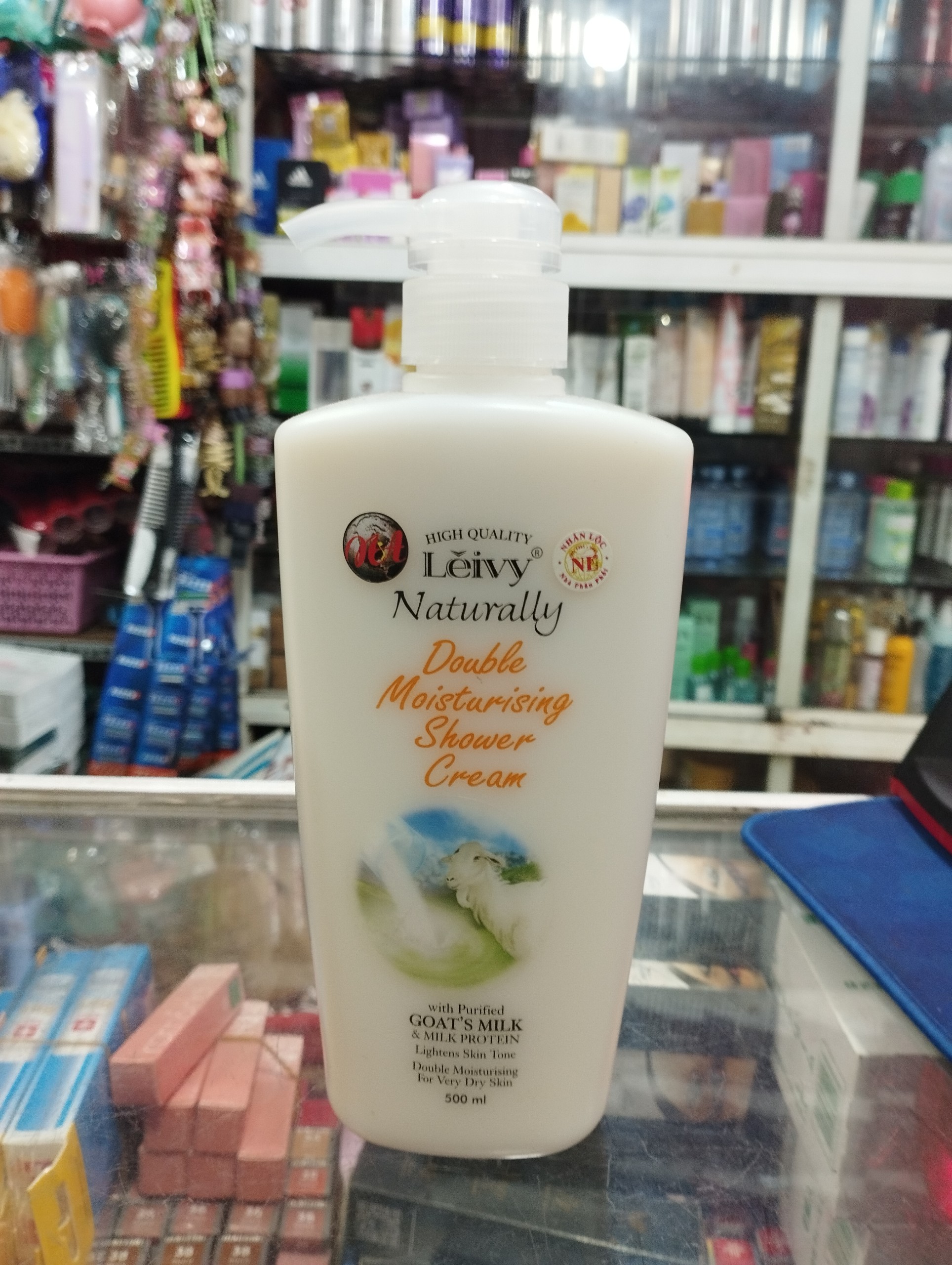 [HCM]Sữa tắm Dê cao cấp Leivy Naturally 1150ml