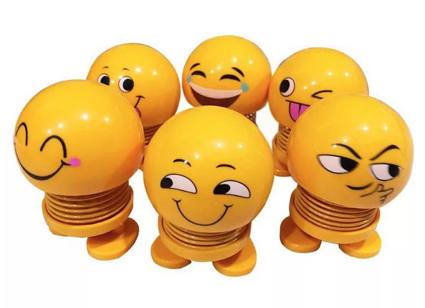 [Sản Phẩm Hot] Thú Nhún Emojji con lắc lò xo - Siêu Chất - Siêu Vui Emoji