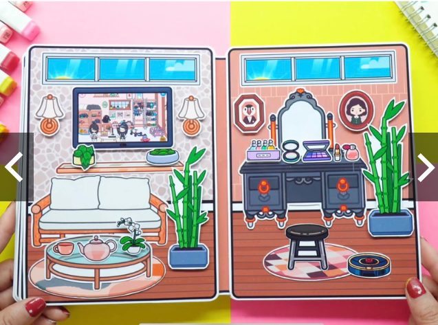 Ngôi nhà búp bê giấy Aesthetic Mansion