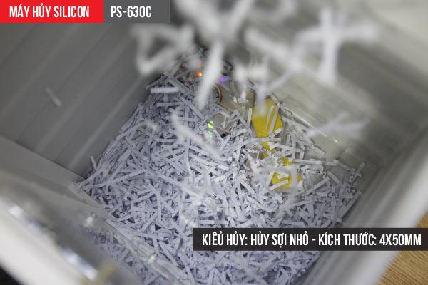 [HCM]Máy hủy tài liệu Silicon PS-630C