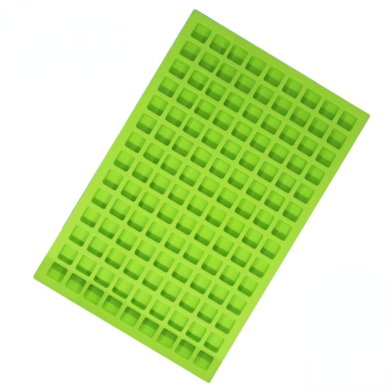 Khuôn silicon cứng 126 ngăn hình vuông làm phô mai / kẹo / thạch / phô mai