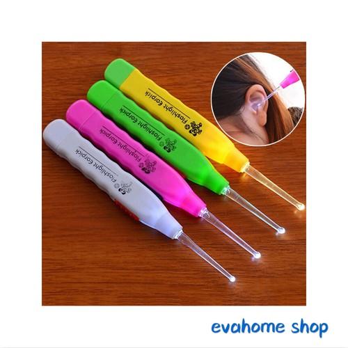 Combo 2 bộ dụng cụ lấy ráy tai có đèn cho bé