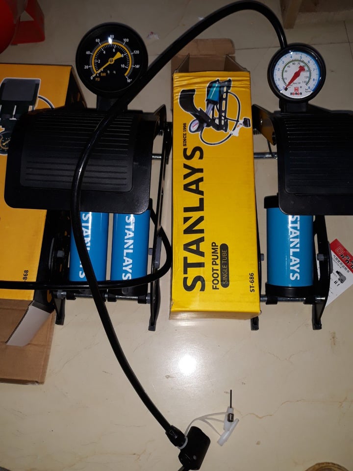 Bơm dậm chân 2 ống STALAYS