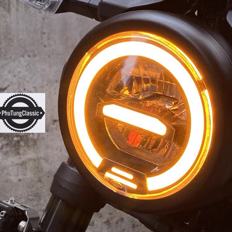 Đèn pha Led độ cafe racer, classsic cao cấp, hàng chất lượng cao