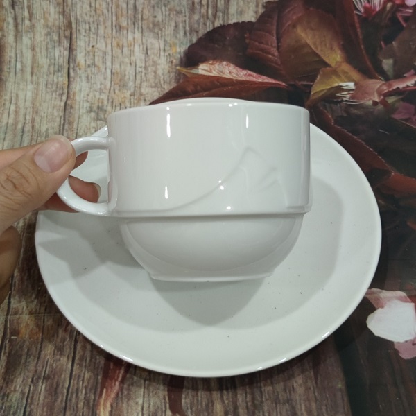 Tách cà phê capuchino sứ Minh Long - tách cà phê capuchino sứ minh long