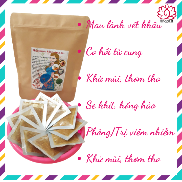 Thảo mộc xông vùng kín - set 10 ngày