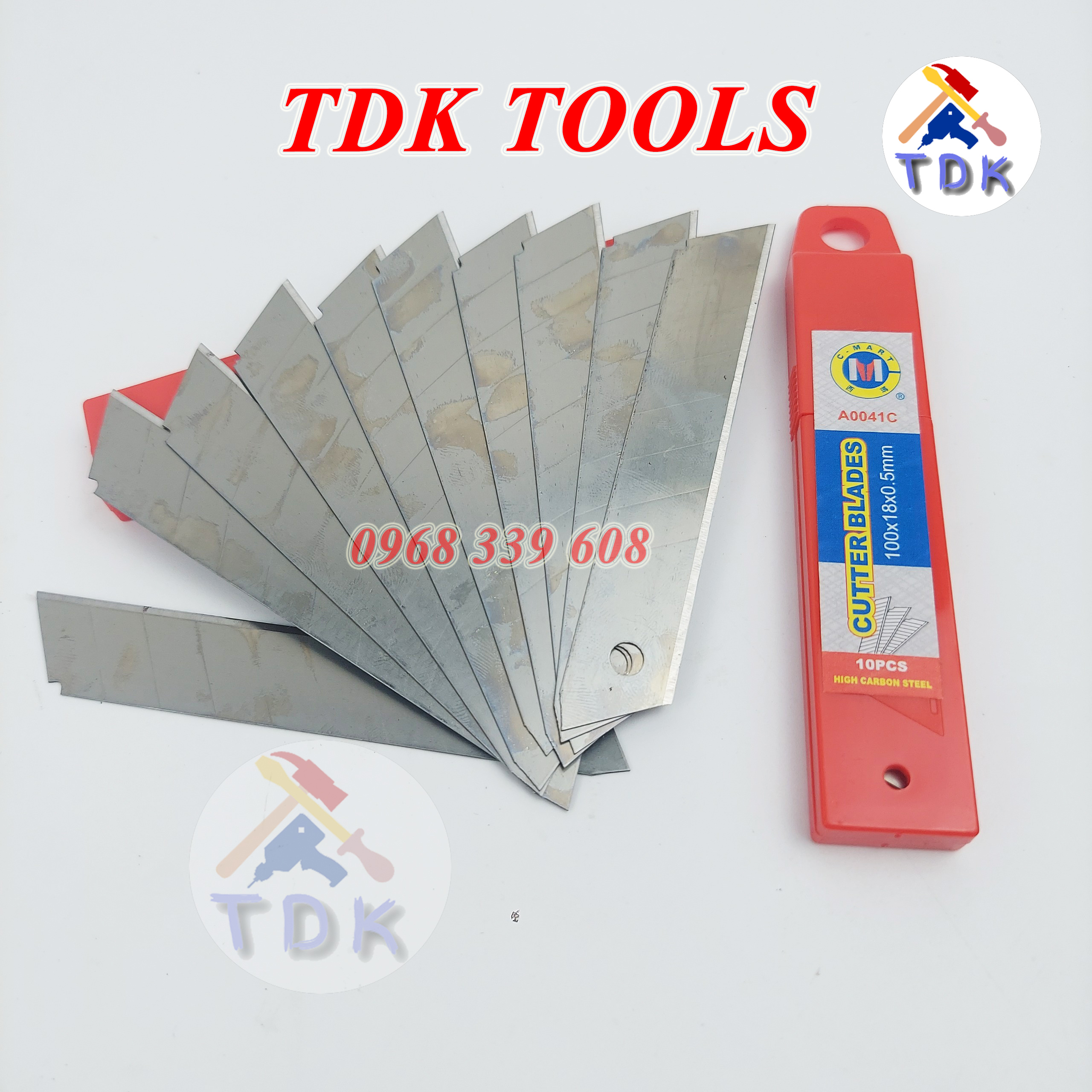 Dao rọc giấy c-mart a0002, dao trổ đa năng dùng lưỡi 100x18x0.5mm