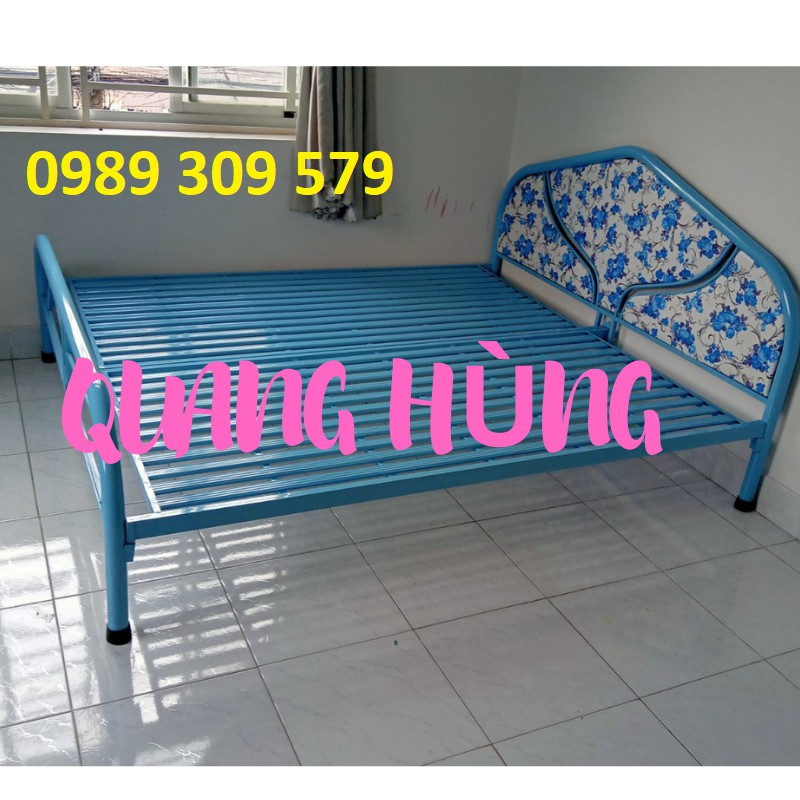 [HCM]GIƯỜNG SẮT ỐNG TRÒN 1M CAO CẤP - LẮP ĐẶT FREE