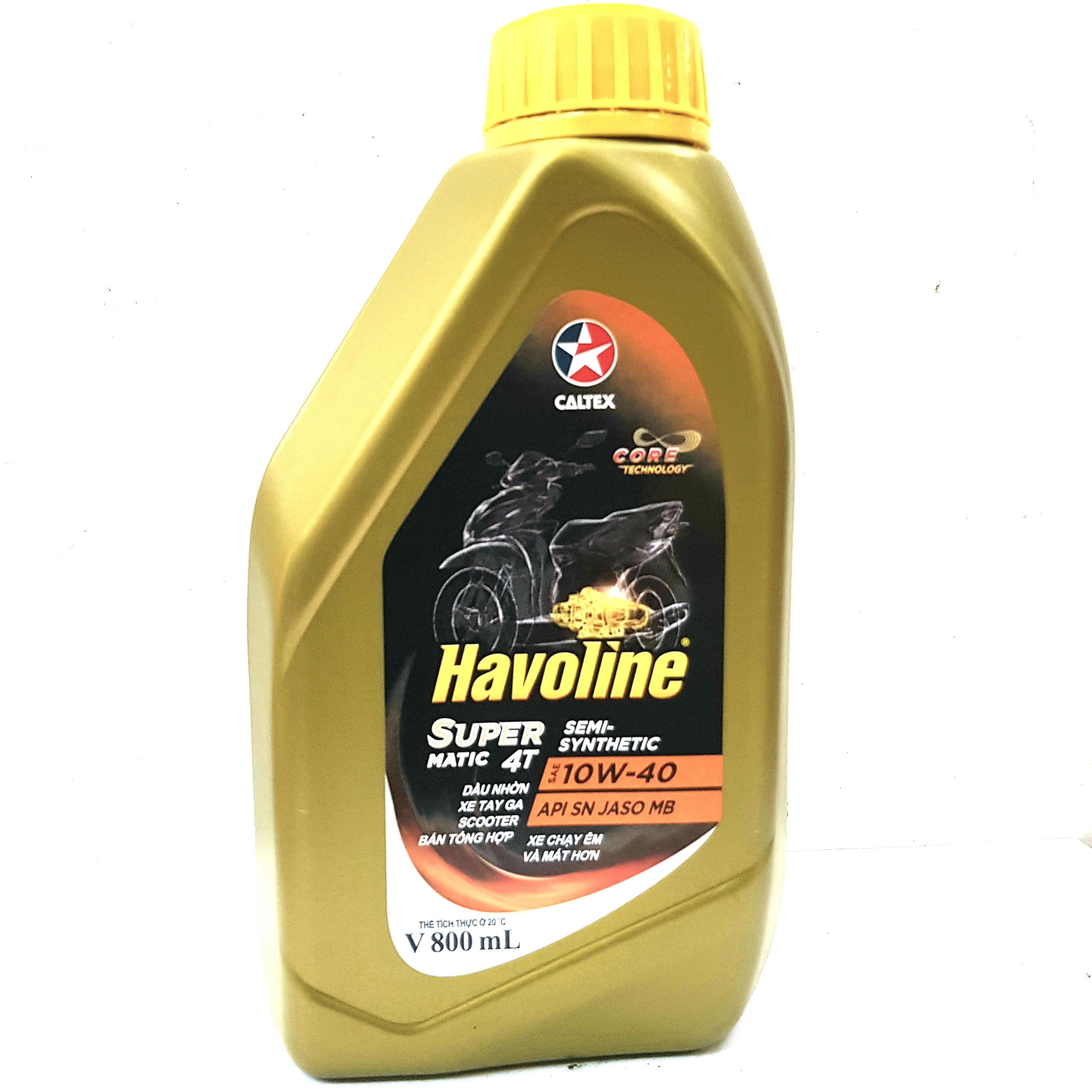[HCM][SIÊU RẺ - XẢ KHO] Dầu nhớt Caltex Havoline Super Matic Semi 10W40 SN 0.8L
