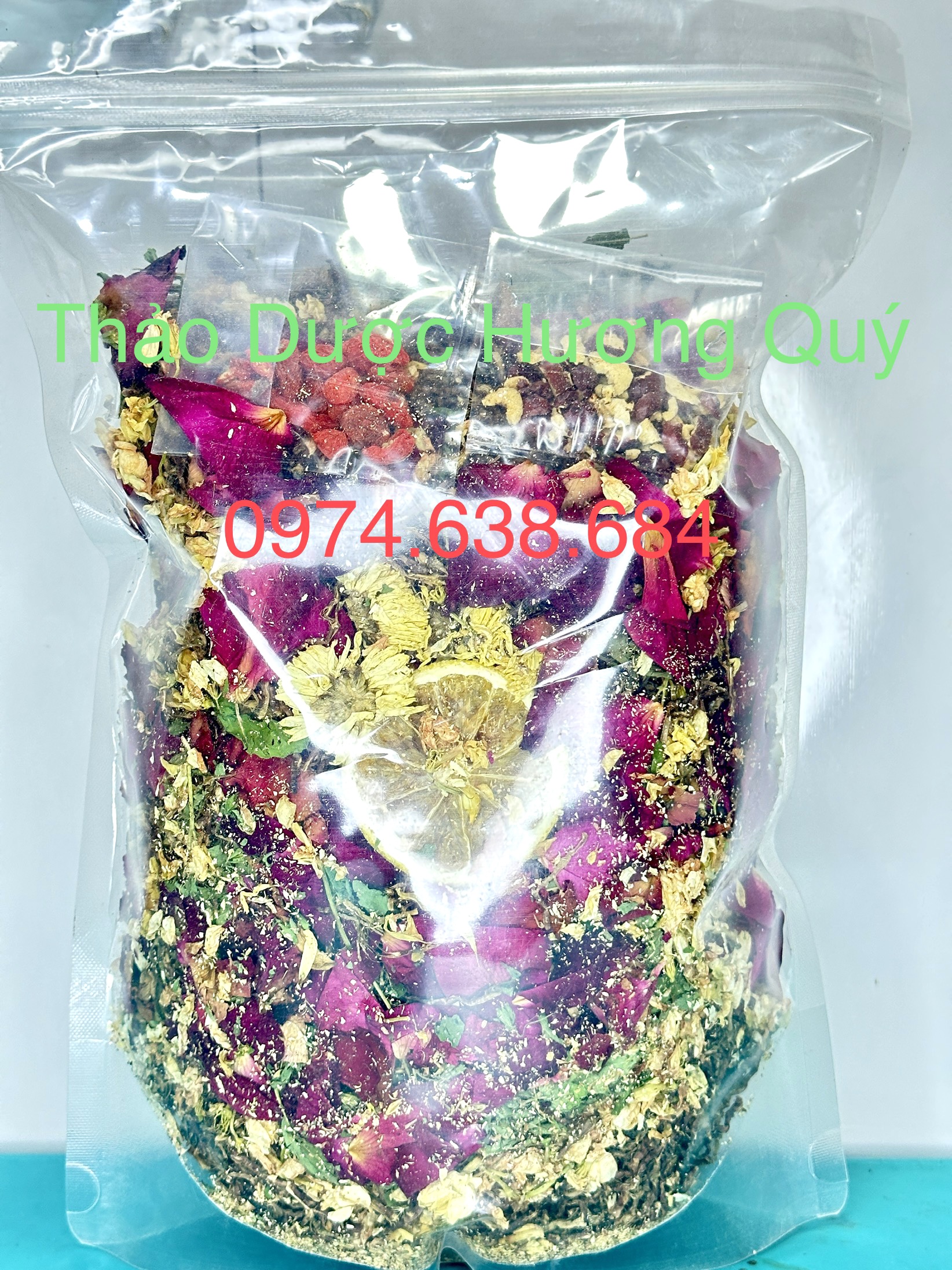 500g Trà Sâm Quế Dưỡng Nhan 8 vị (Bổ thận, Mát gan, Tiêu mỡ)