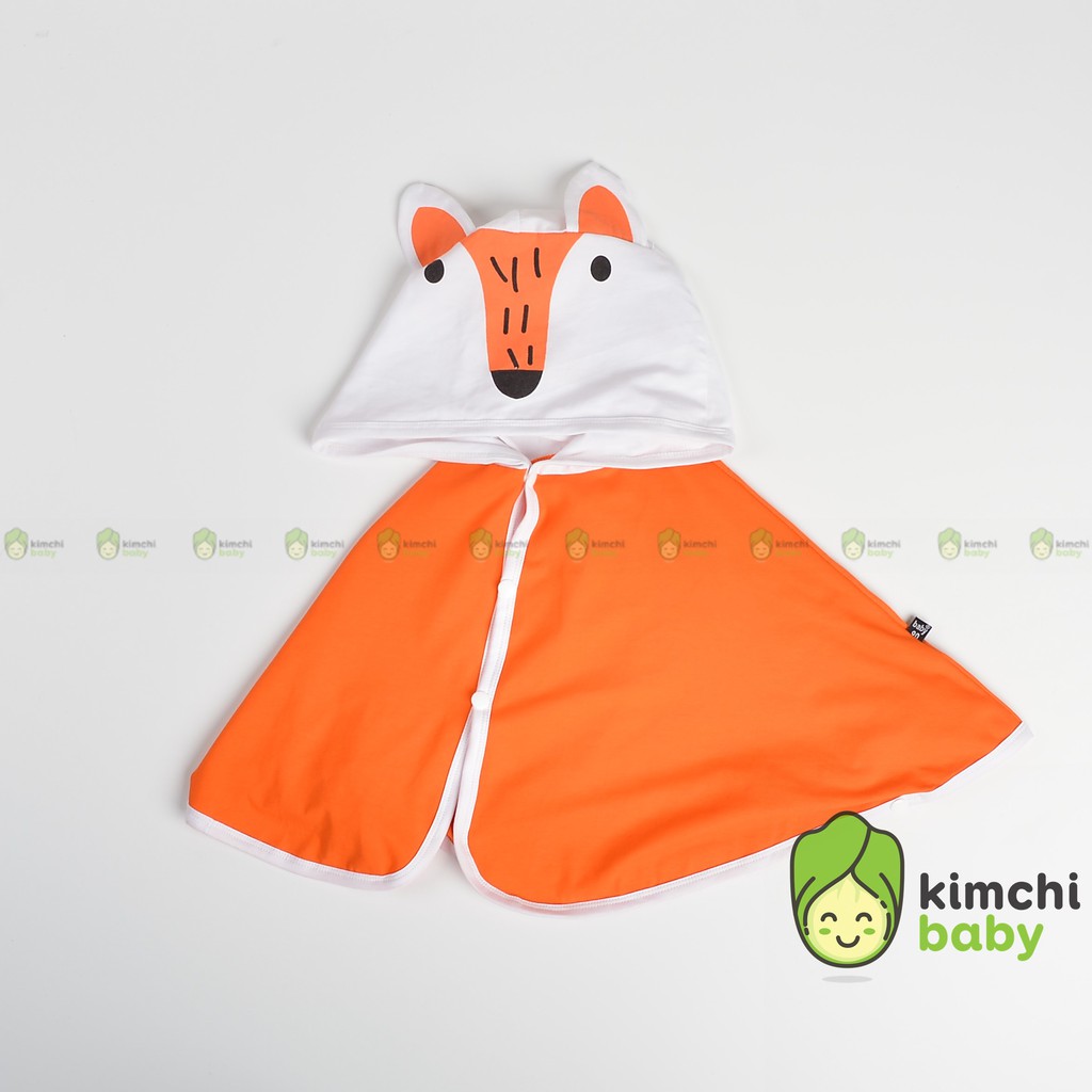 Áo chống nắng bé gái, bé trai minky mom mẫu cánh dơi 3d vải cotton 100%, áo choàng thú cho bé mặc hè mkmak2101
